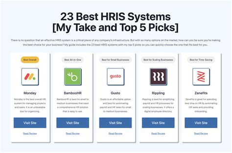 best hris software for small business